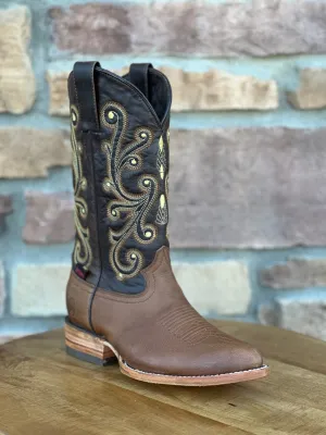 Artillero Honey Grisly Round Toe Boots