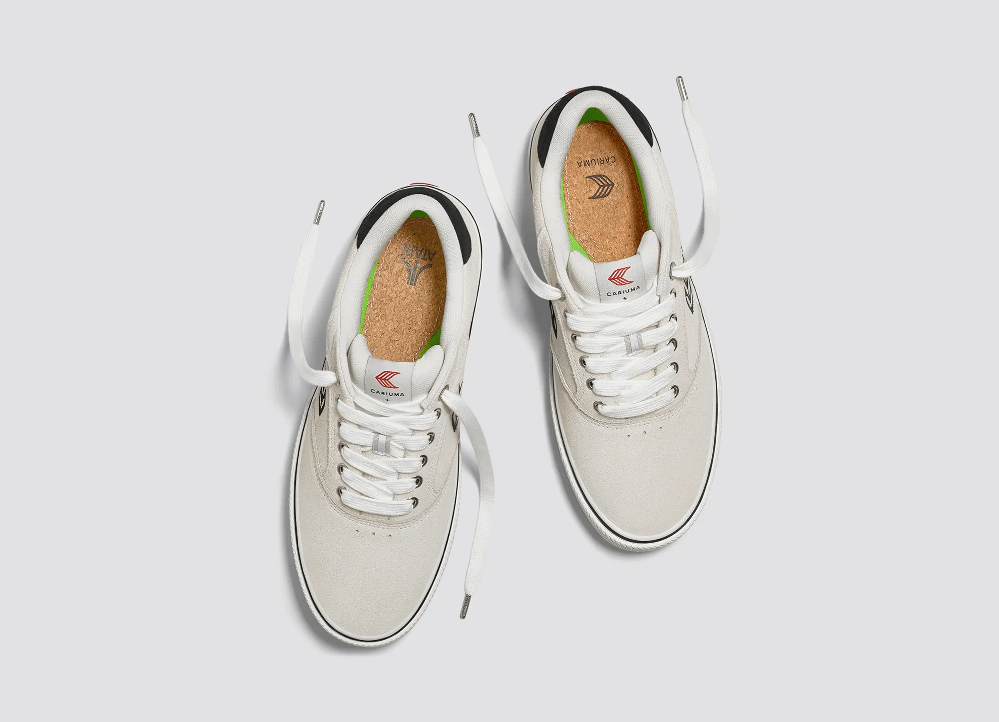 ATARI NAIOCA Smoke White Suede Black Logo Sneaker Men