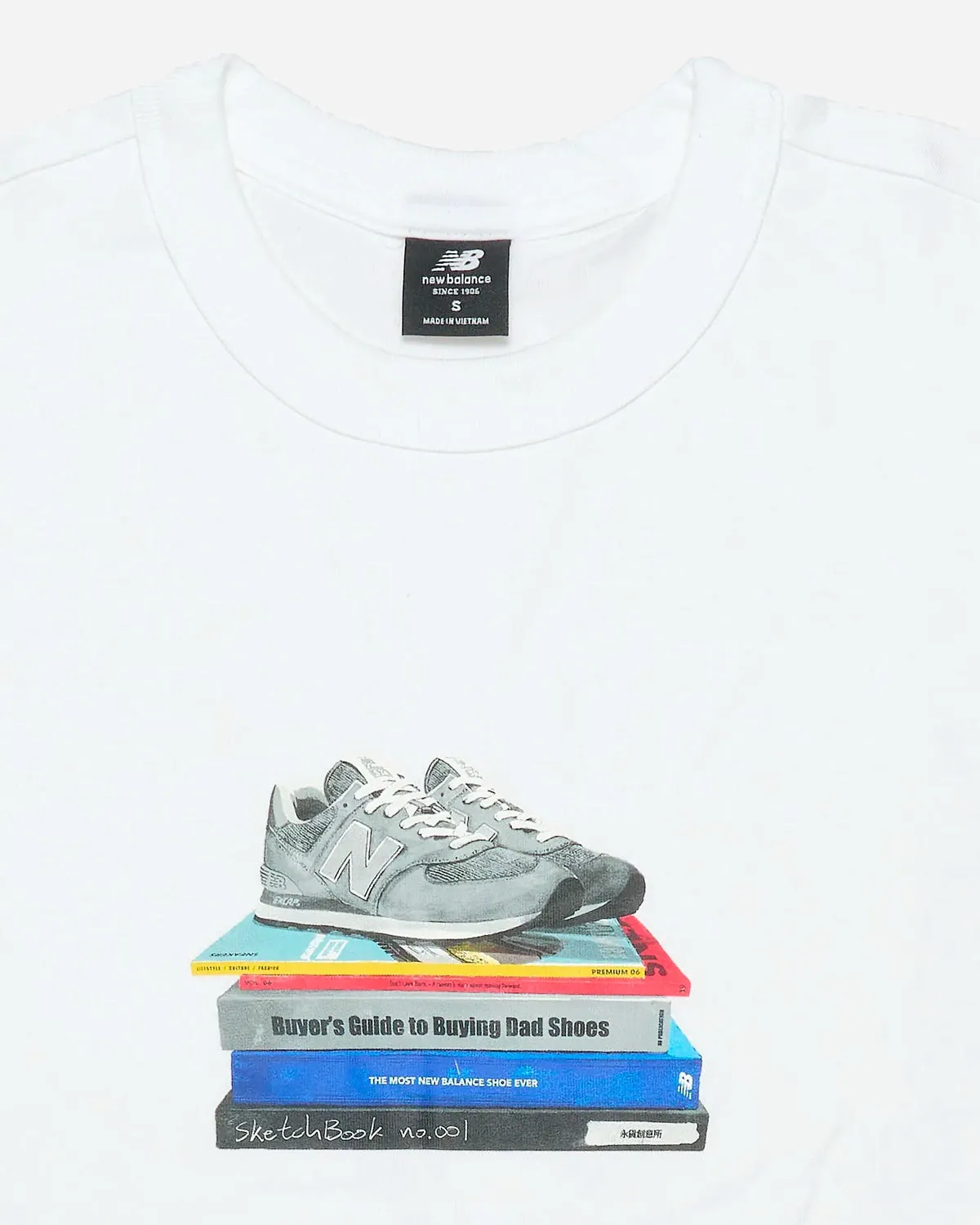 Athletics Wesley Shan Sneaker T-Shirt - White