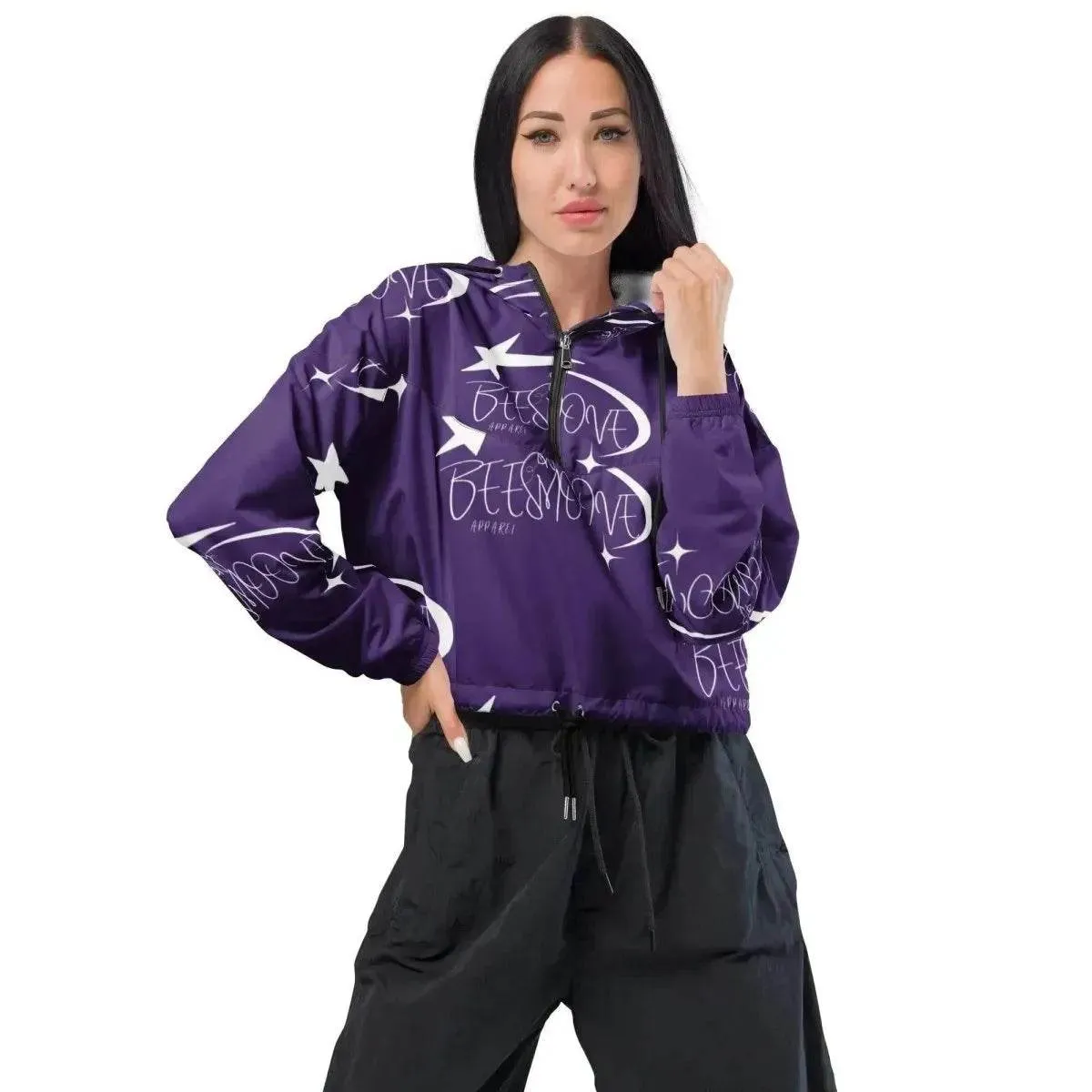 Beesmoove all star famous Women’s cropped windbreaker