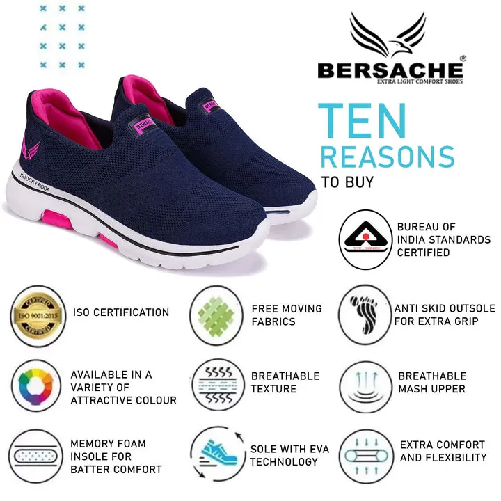 Bersache  Casual  Shoes For Women Navy Blue -  7059