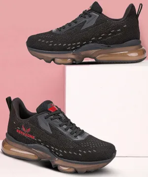 Bersache Casual Sneaker Shoes For Men Black-9030