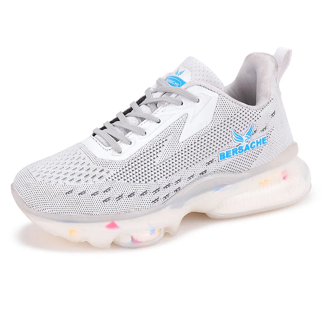 Bersache Casual Sneaker Shoes For Men White-9032