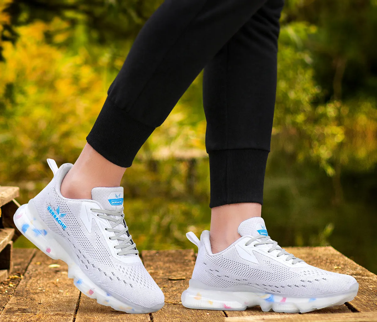 Bersache Casual Sneaker Shoes For Men White-9032