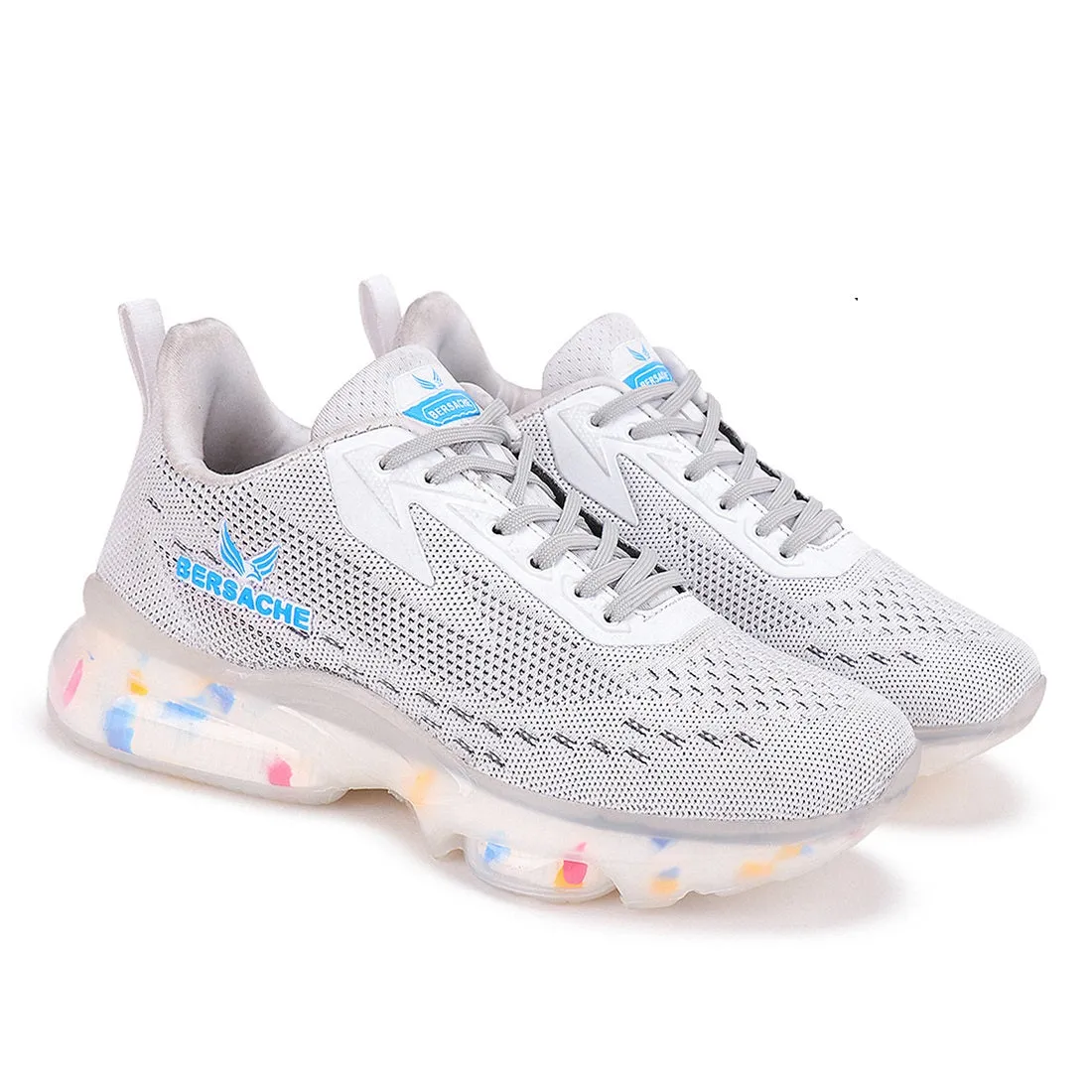 Bersache Casual Sneaker Shoes For Men White-9032