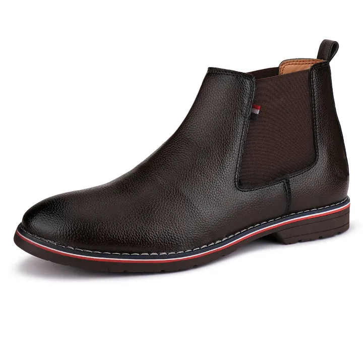 Bersache Lightweight Casual Loafer Walking Shoes For Men 9084-Dark Brown