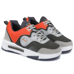 Bersache Sneaker Loafers Casual With Extra Comfort Sneakers For Men 9087-Grey