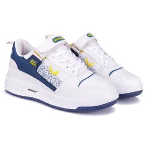 Bersache Sneaker Loafers Casual with Extra Comfort Sneakers For Men 9124-White