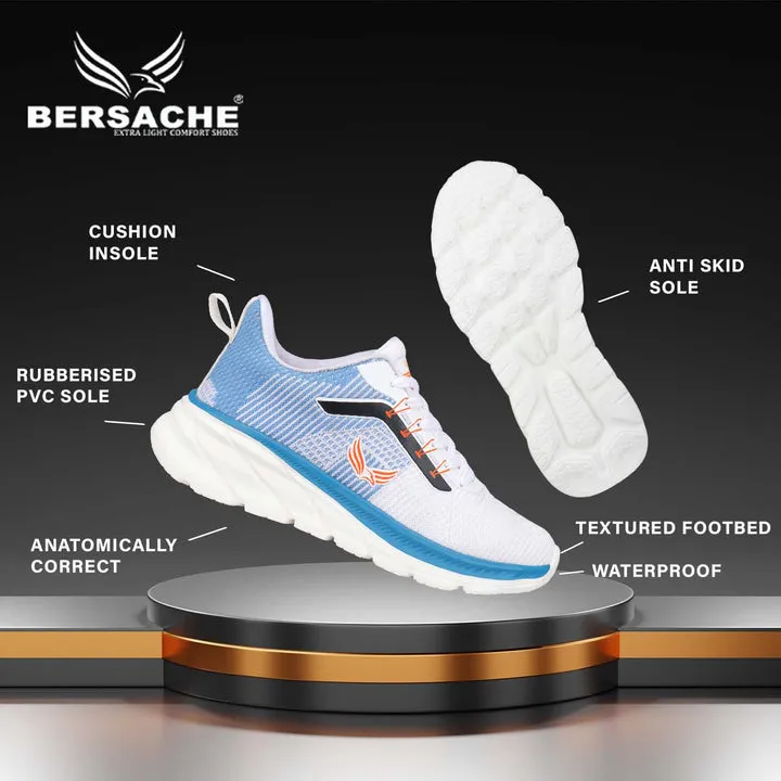 Bersache Sneaker Loafers Casual with extra comfort snearkers for men  -8020 Blue