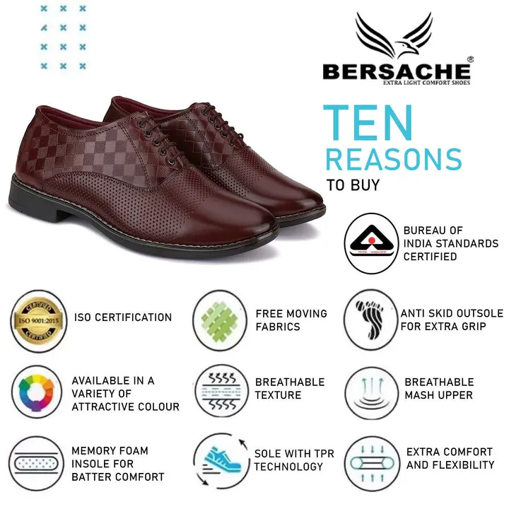Bersache Sneaker Loafers Casual with extra comfort snearkers for men 9097 Brown