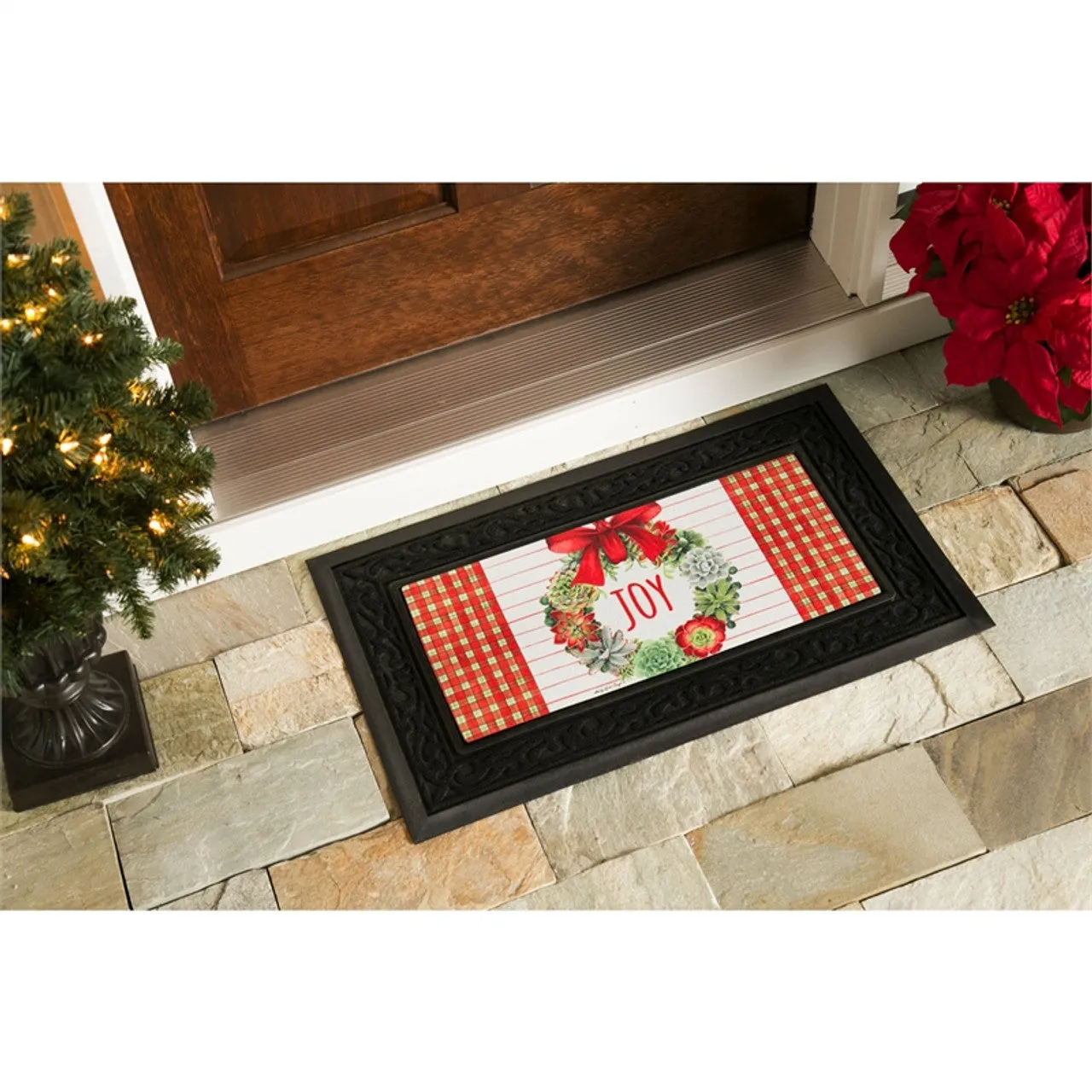 Black Scroll Sassafras Mat Tray