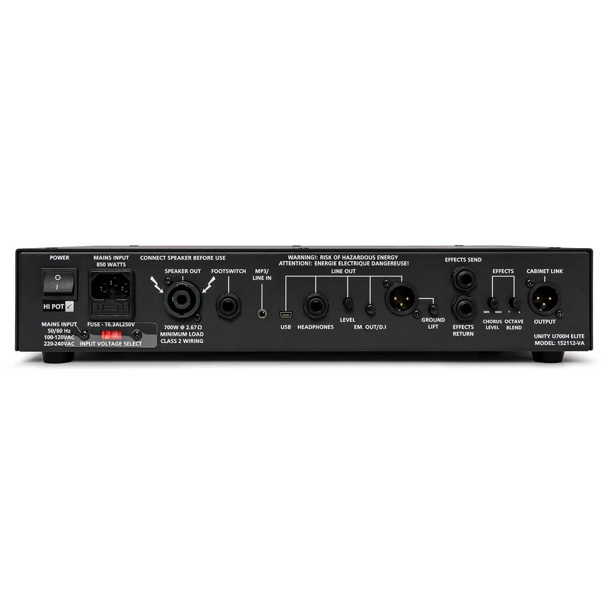 Blackstar Unity Elite 700H Bass Amp Head