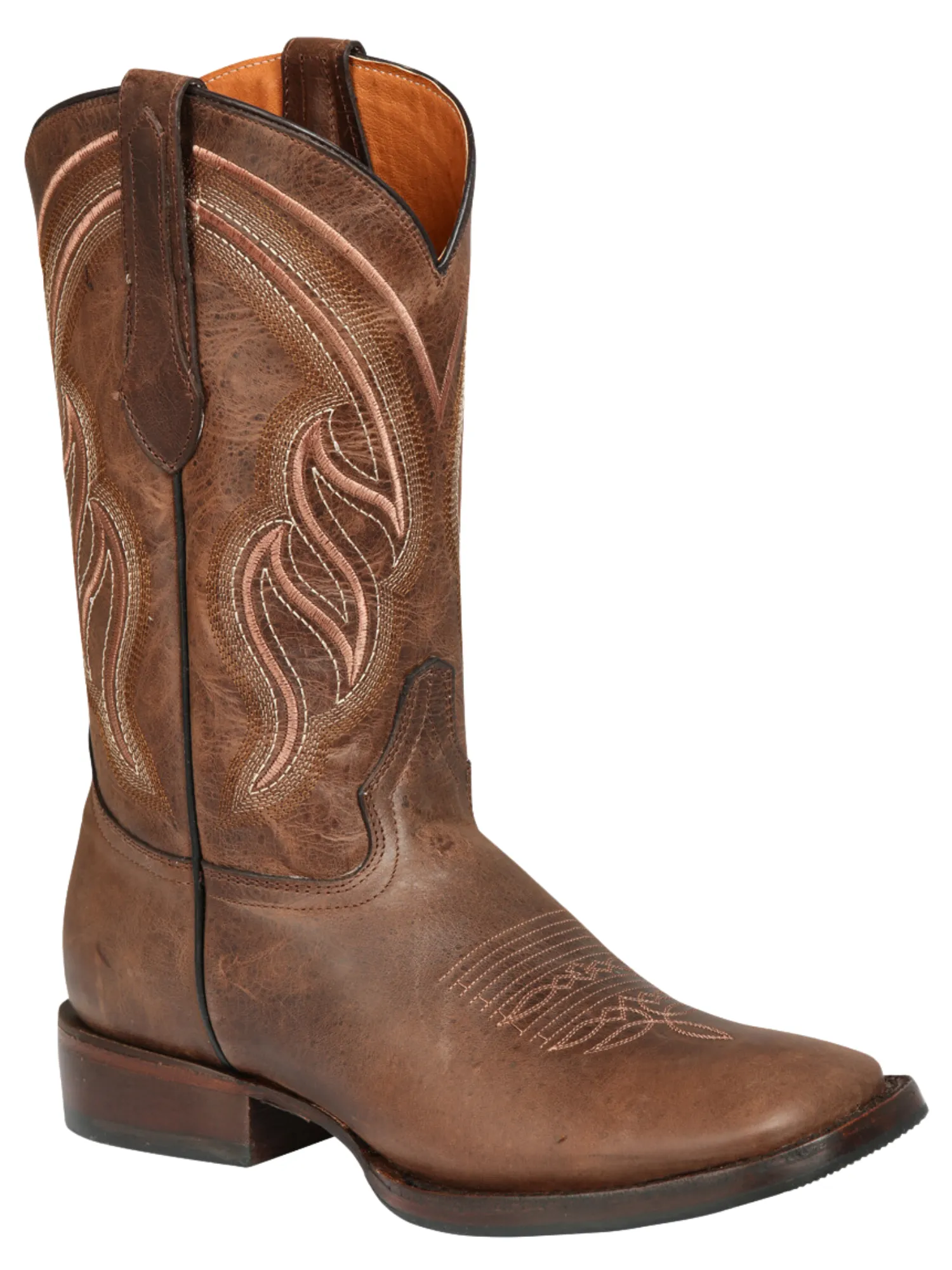 Botas Vaqueras Rodeo Clasicas de Piel Genuina para Hombre 'El General' - ID: 44860