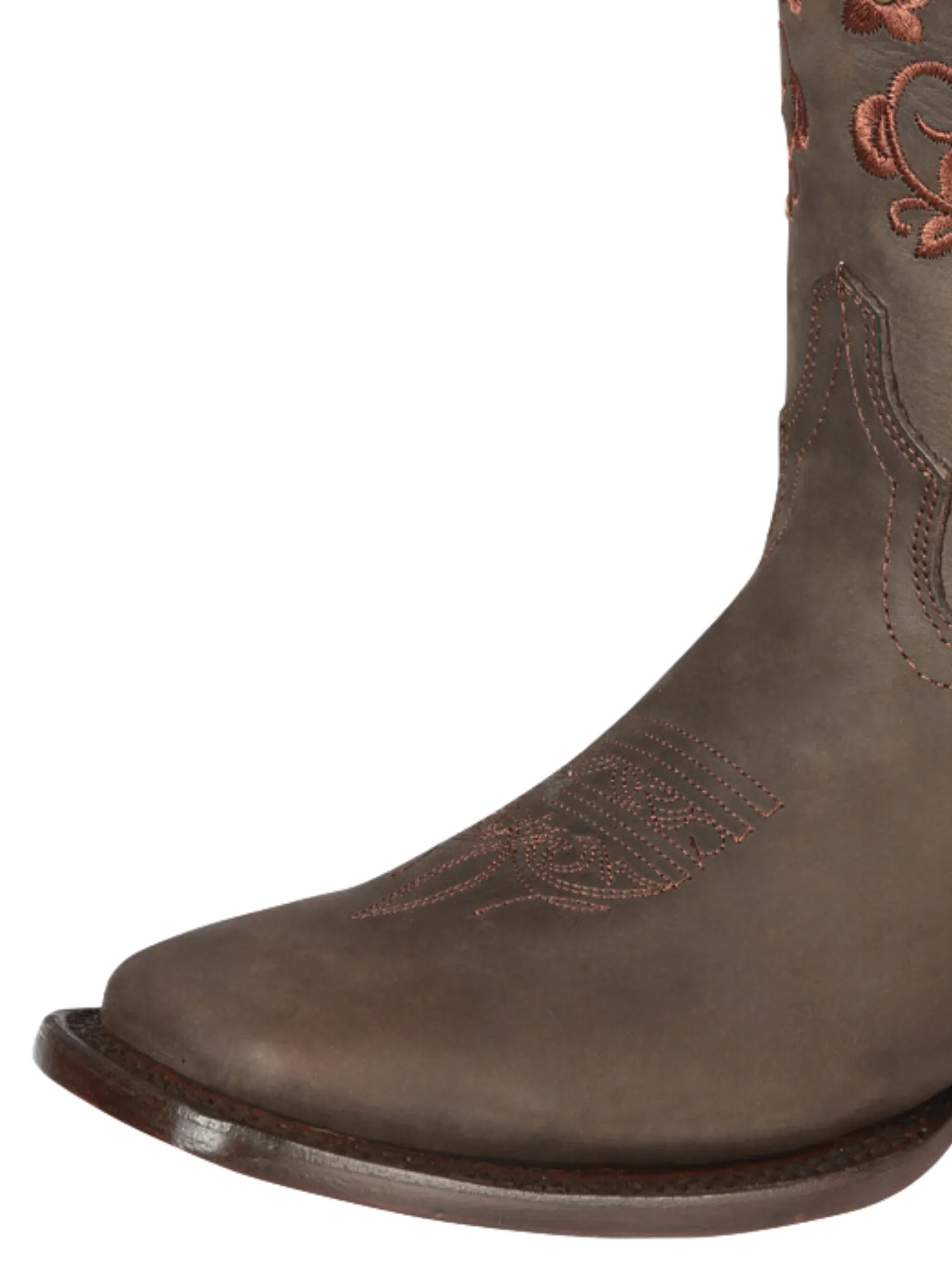 Botas Vaqueras Rodeo Clasicas de Piel Genuina para Mujer 'El General' - ID: 44847