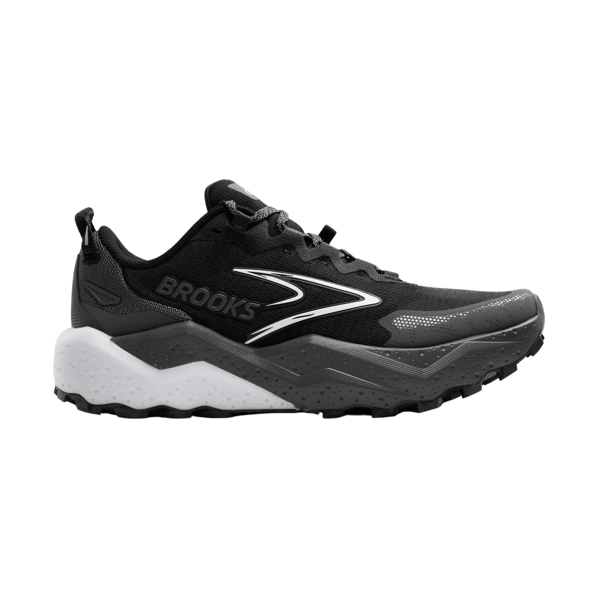 Brooks Women's Caldera 8 Trail Running Shoes - Black/Blackened Pearl/White