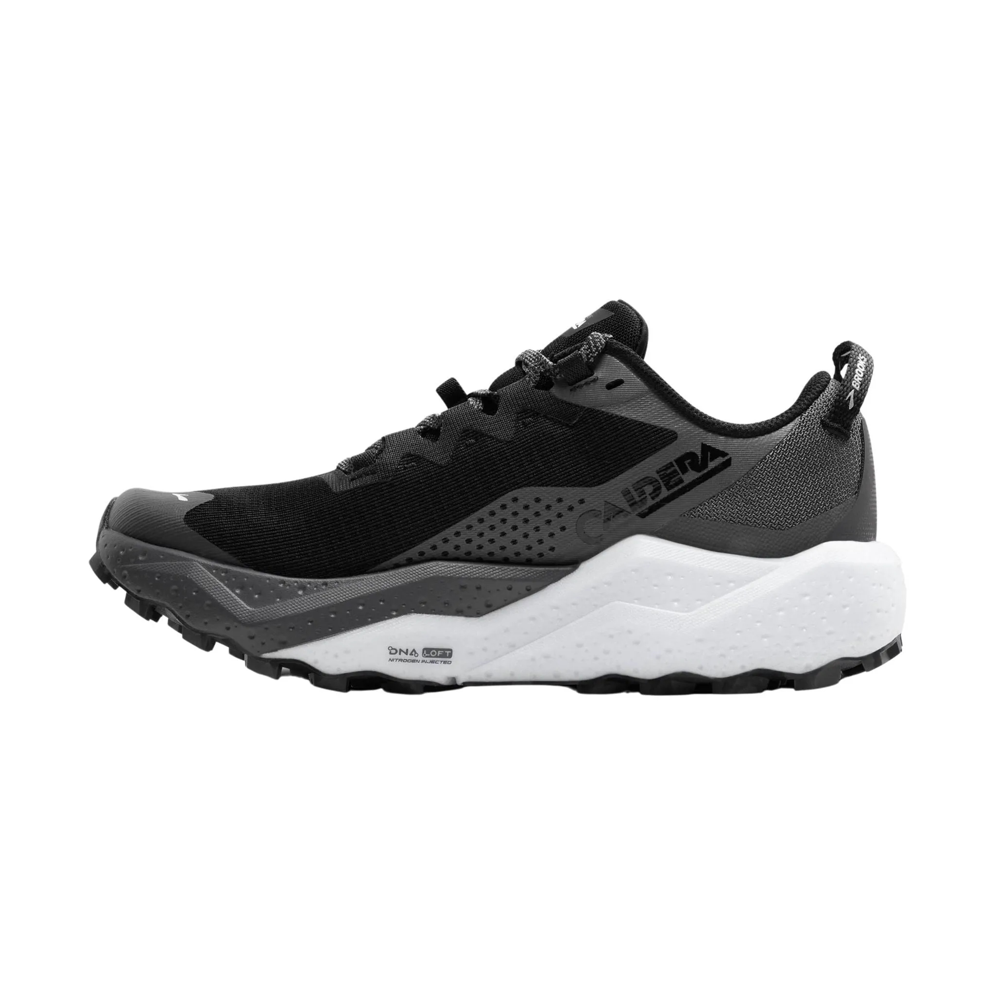 Brooks Women's Caldera 8 Trail Running Shoes - Black/Blackened Pearl/White