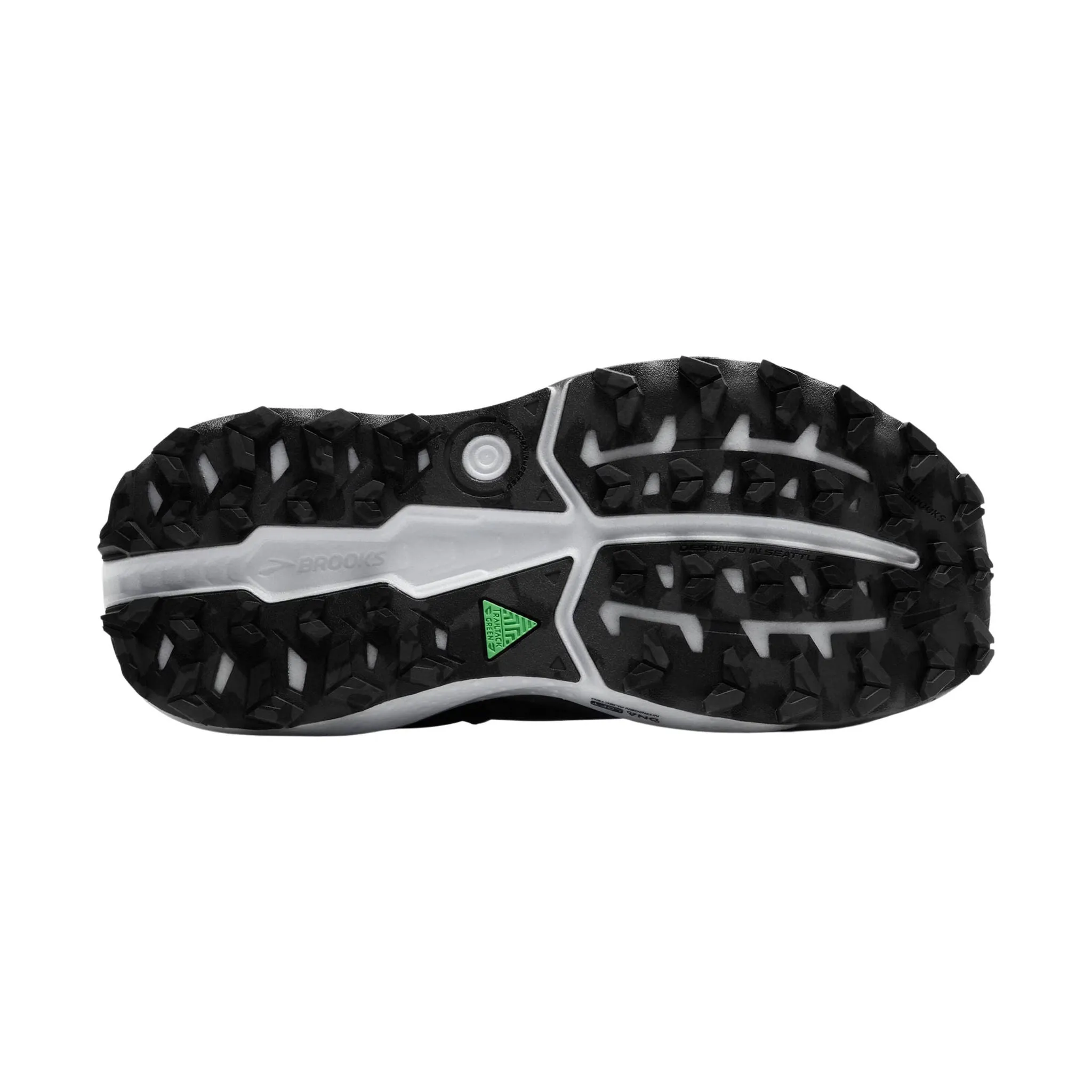 Brooks Women's Caldera 8 Trail Running Shoes - Black/Blackened Pearl/White
