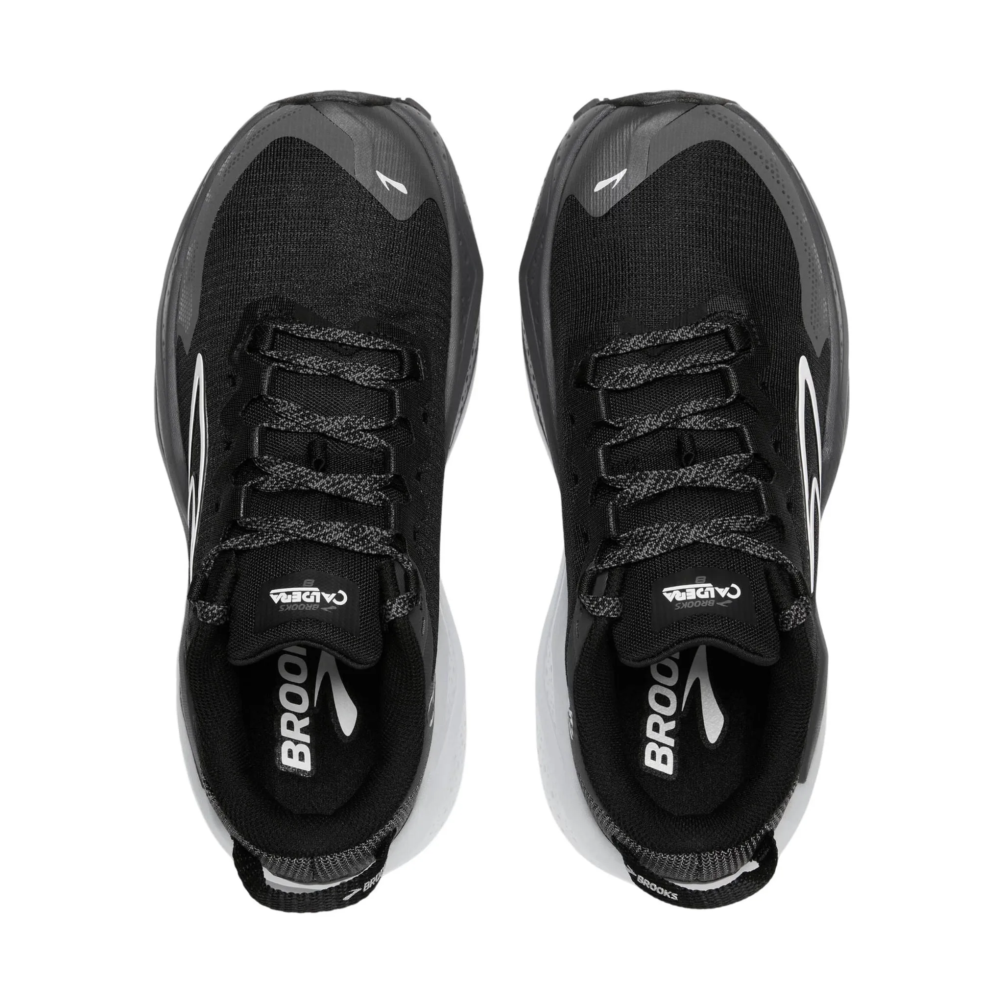 Brooks Women's Caldera 8 Trail Running Shoes - Black/Blackened Pearl/White