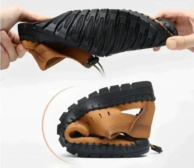 Brown Men's Stylish Summers Breathable Sandals
