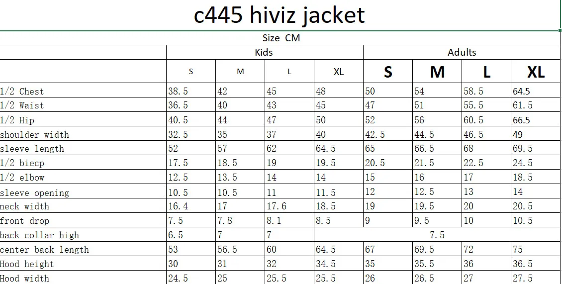 Cameo Equine Hi Viz Water Repellent Riding Jacket with Detachable Hood