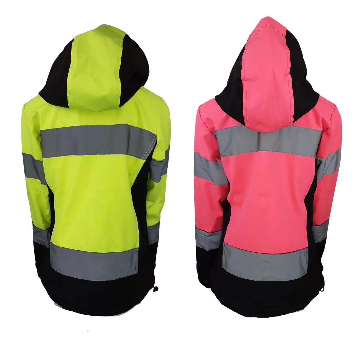 Cameo Equine Junior Hi Viz Riding Jacket with Detachable Hood - Water Repellent