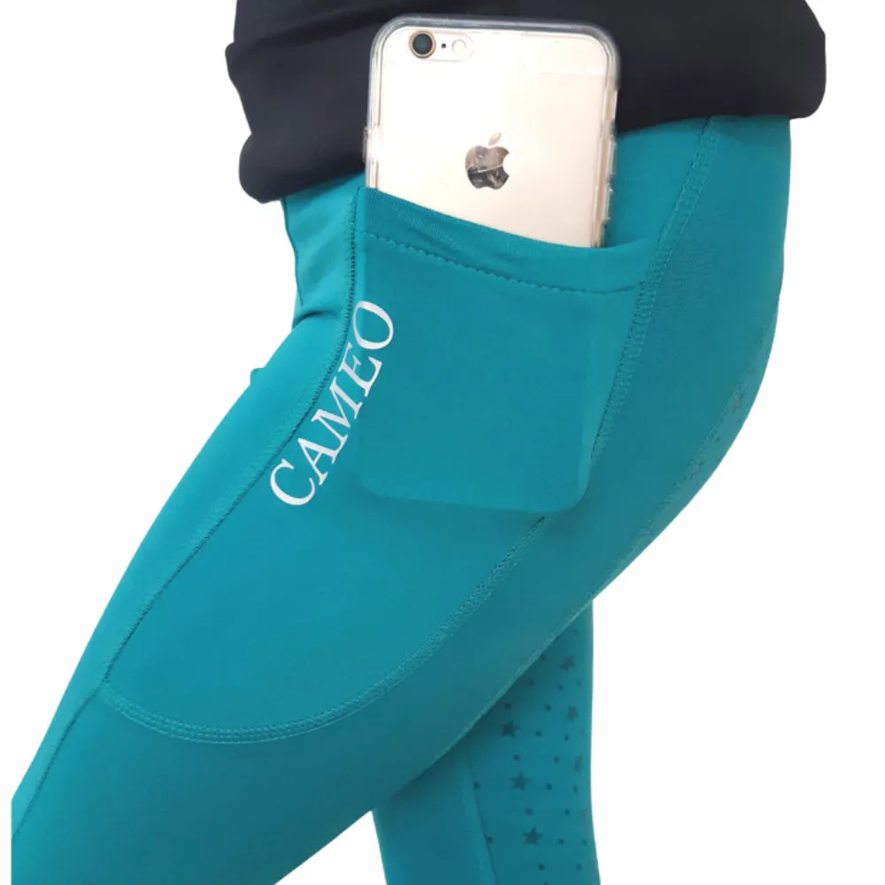 Cameo Junior Performance Horse Riding Tights - Flexibility & Grip in the Saddle