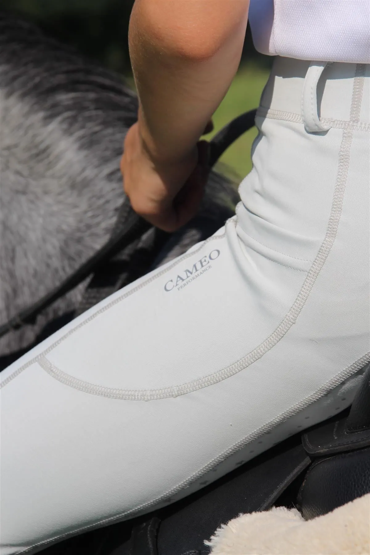 Cameo Junior Performance Horse Riding Tights - Flexibility & Grip in the Saddle