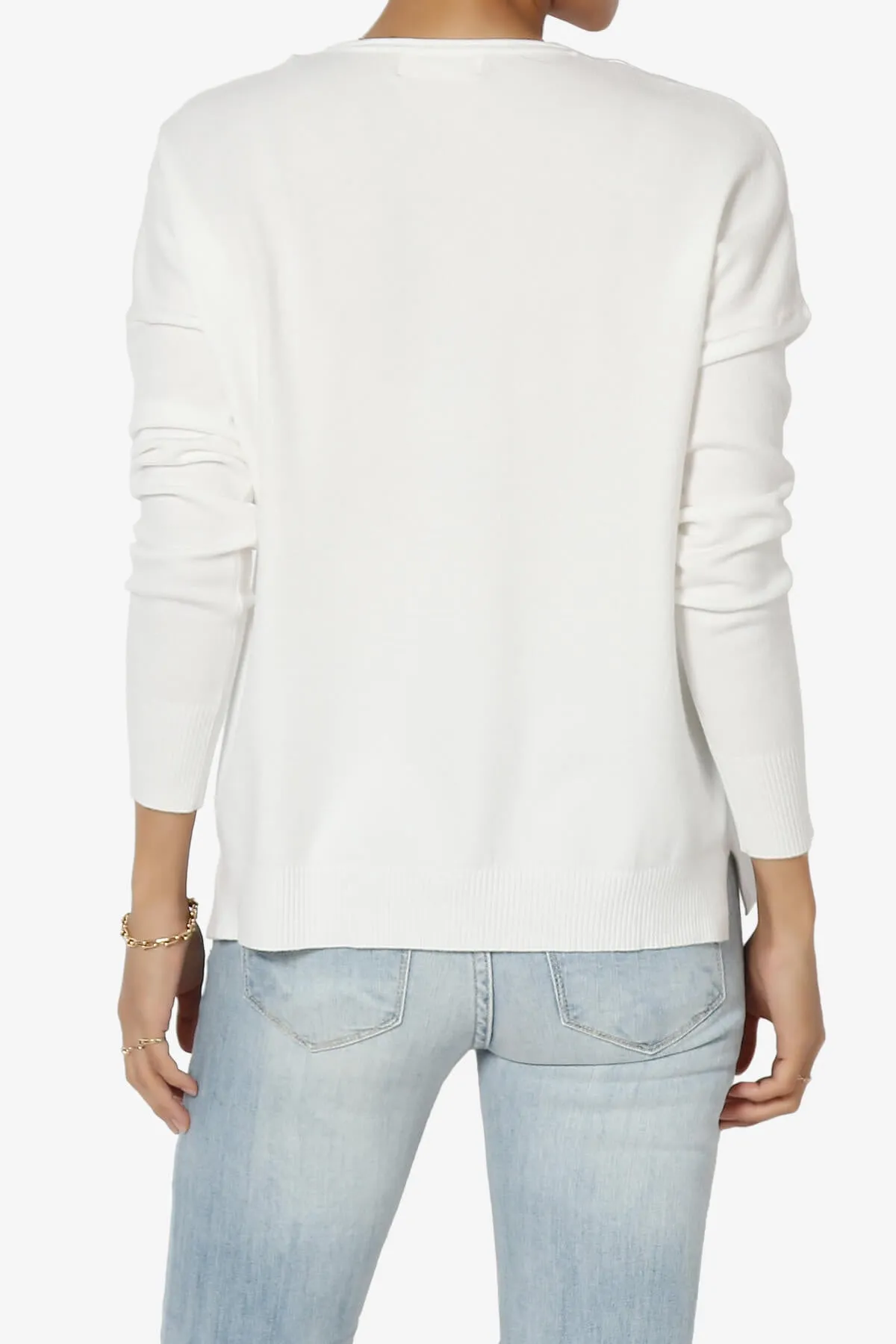 Carolina Long Sleeve Relaxed Fit Knit Top