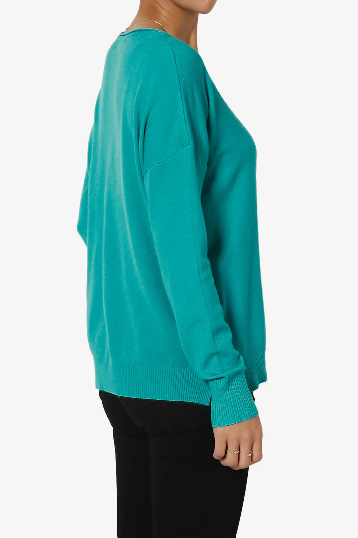 Carolina Long Sleeve Relaxed Fit Knit Top