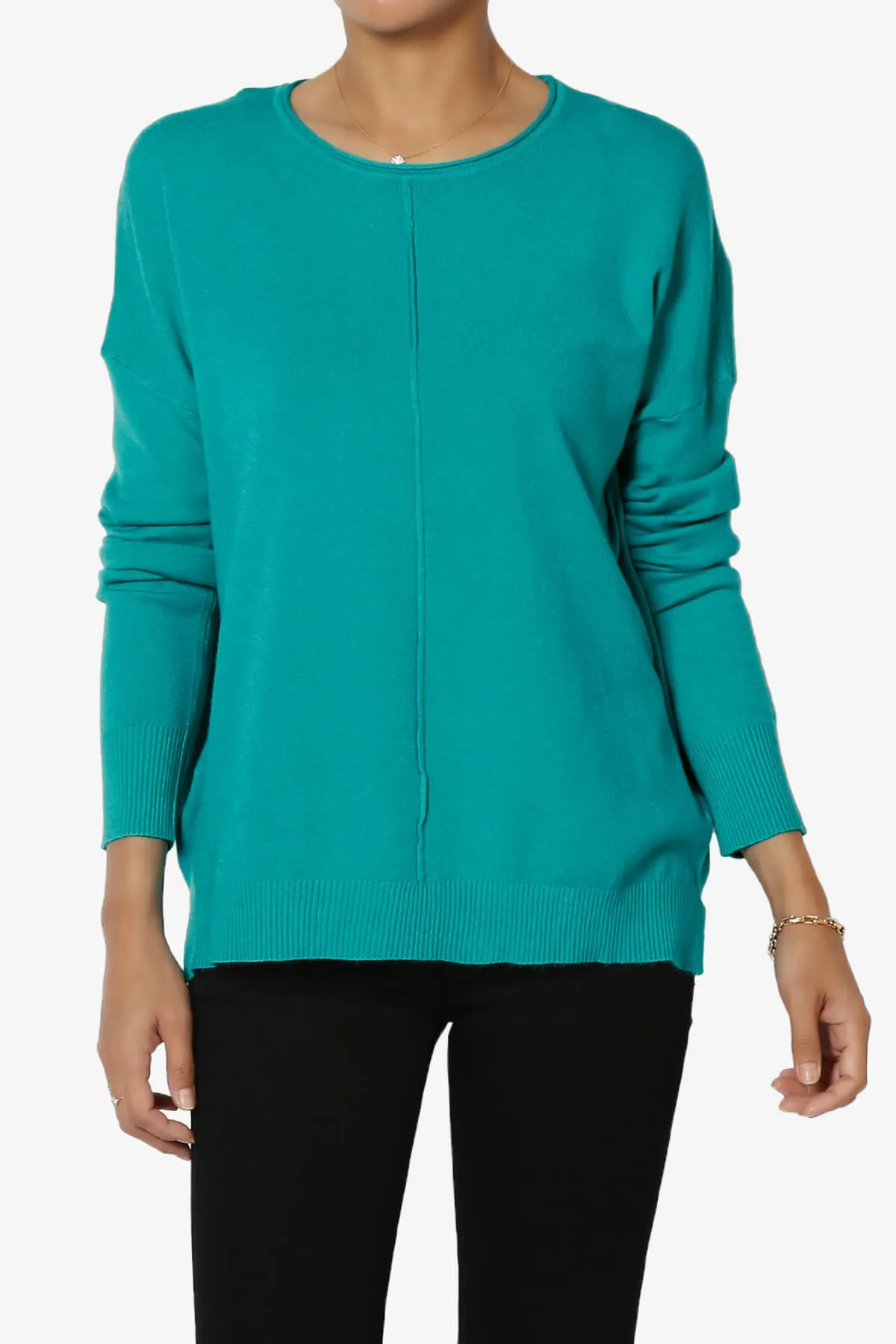 Carolina Long Sleeve Relaxed Fit Knit Top