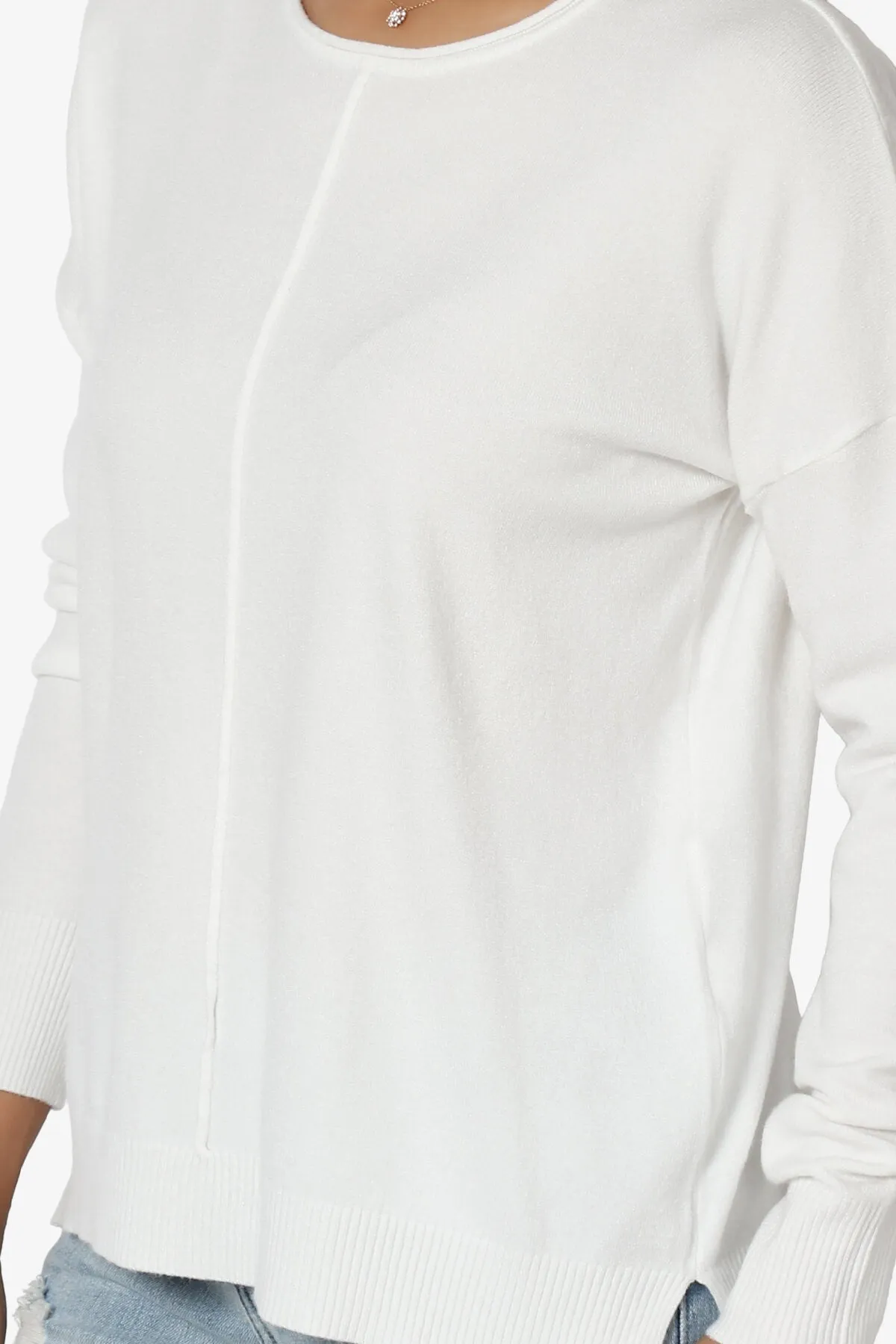 Carolina Long Sleeve Relaxed Fit Knit Top