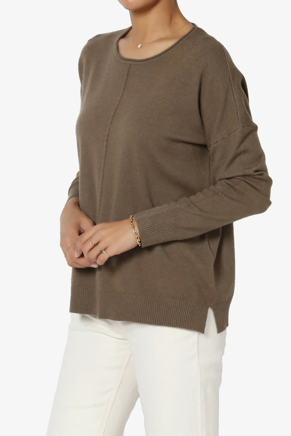 Carolina Long Sleeve Relaxed Fit Knit Top