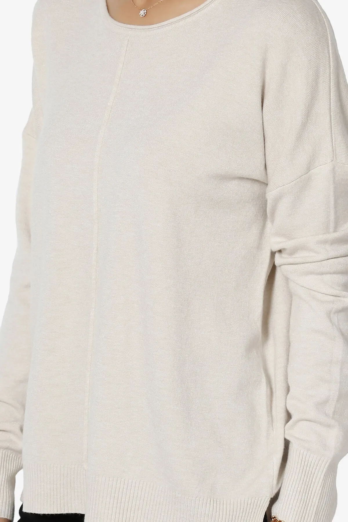 Carolina Long Sleeve Relaxed Fit Knit Top
