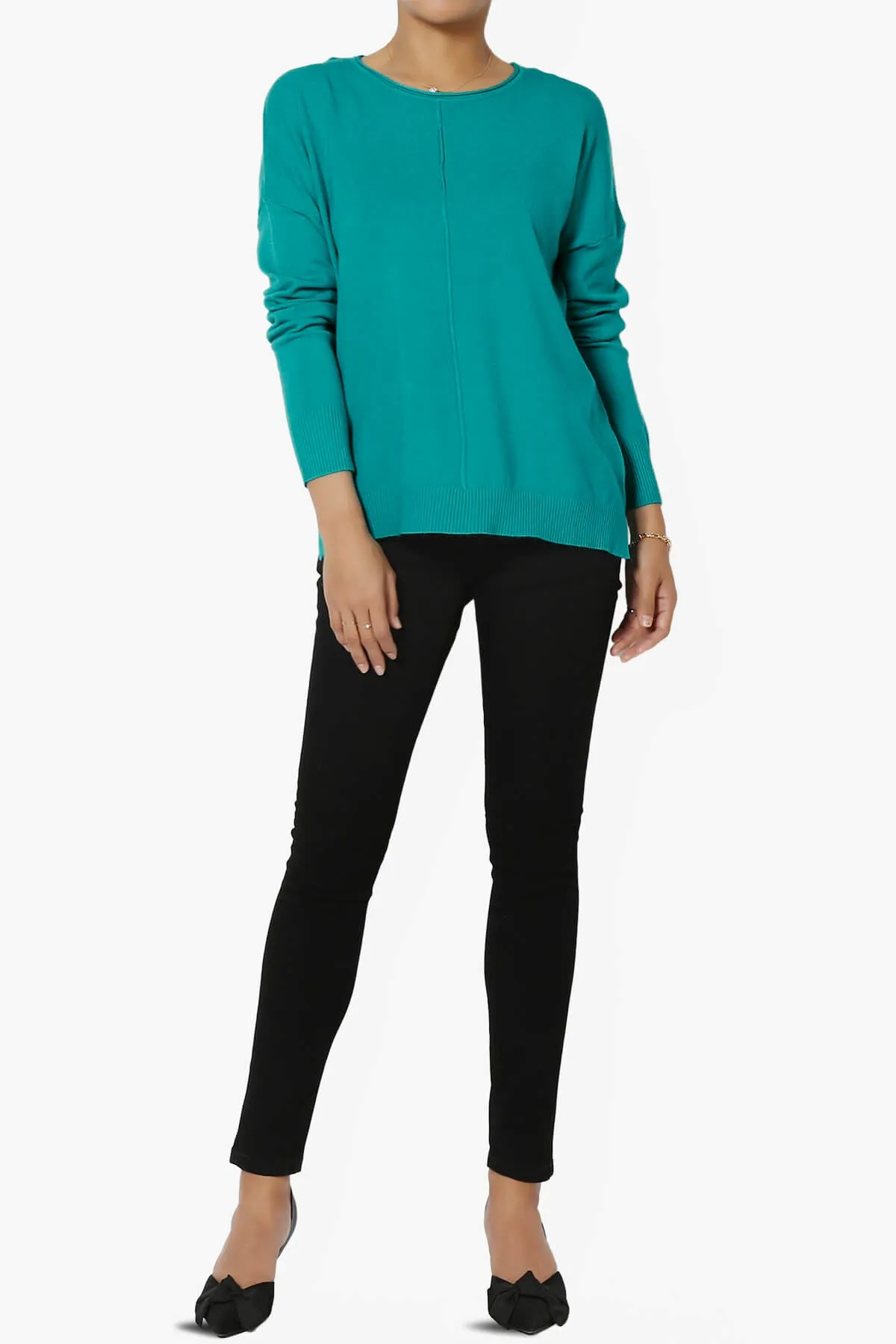 Carolina Long Sleeve Relaxed Fit Knit Top