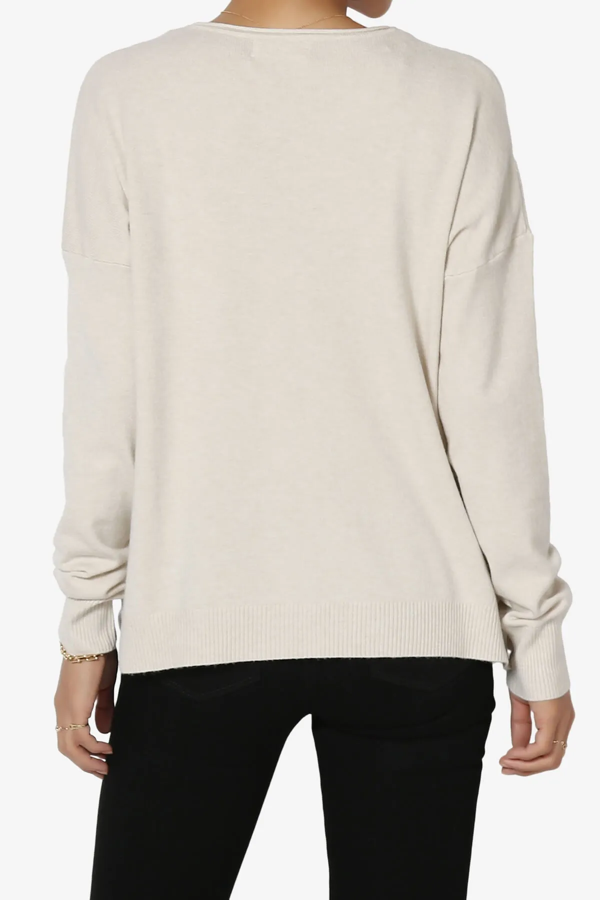 Carolina Long Sleeve Relaxed Fit Knit Top