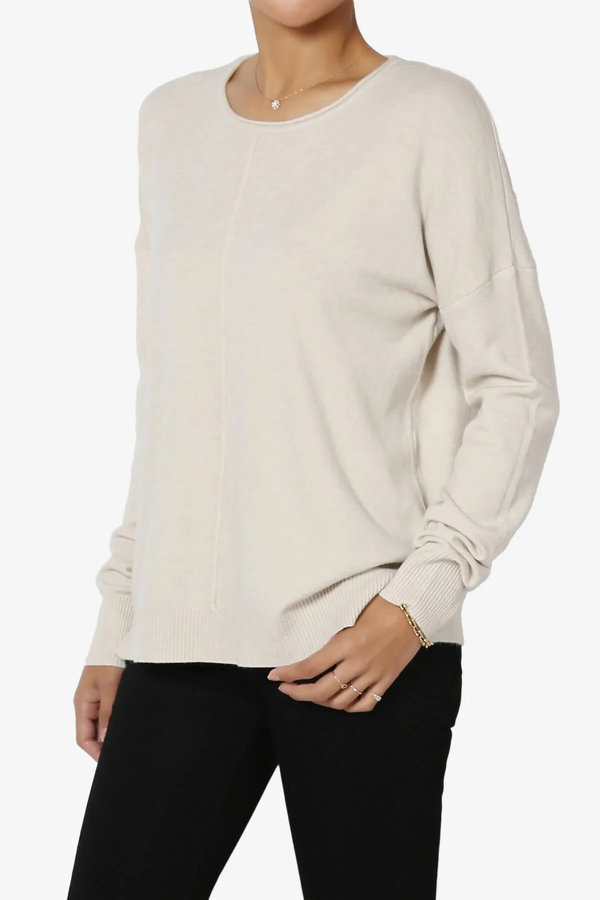 Carolina Long Sleeve Relaxed Fit Knit Top