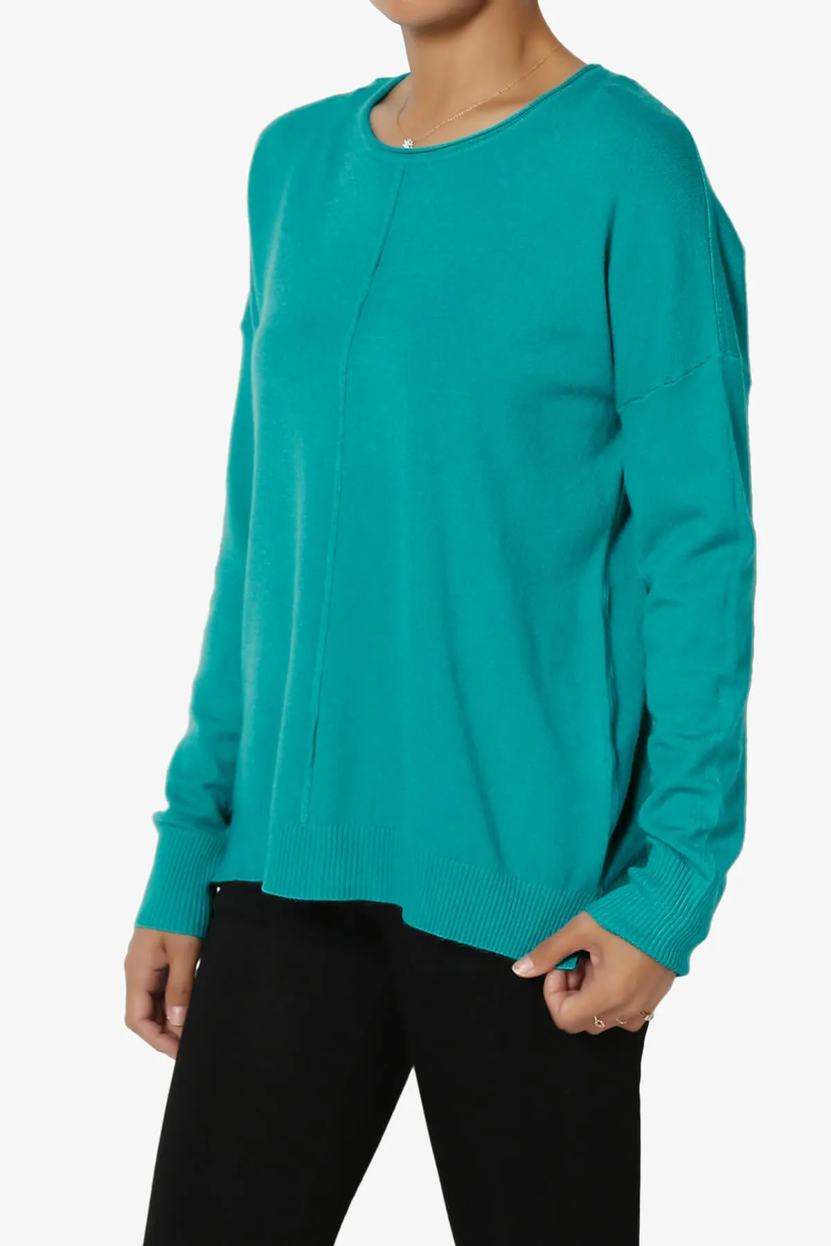 Carolina Long Sleeve Relaxed Fit Knit Top