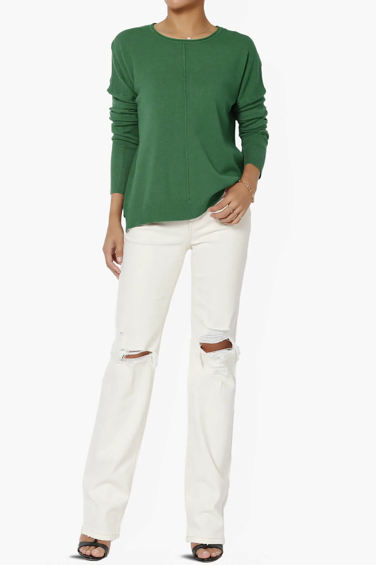 Carolina Long Sleeve Relaxed Fit Knit Top