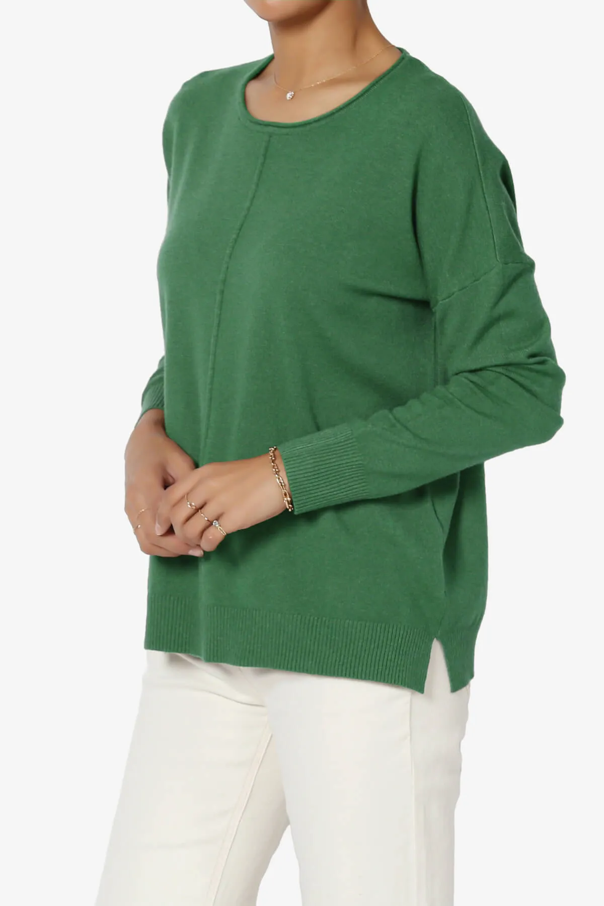 Carolina Long Sleeve Relaxed Fit Knit Top