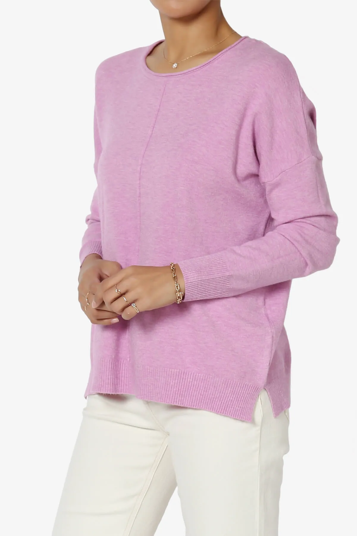 Carolina Long Sleeve Relaxed Fit Knit Top