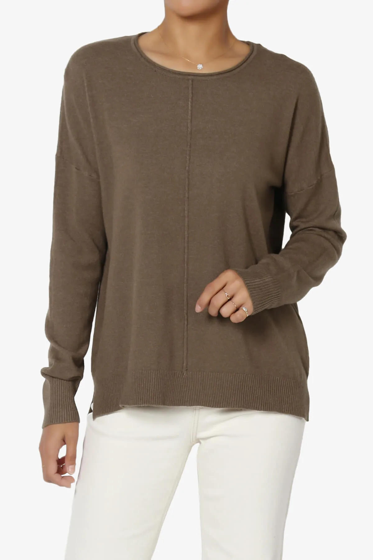 Carolina Long Sleeve Relaxed Fit Knit Top