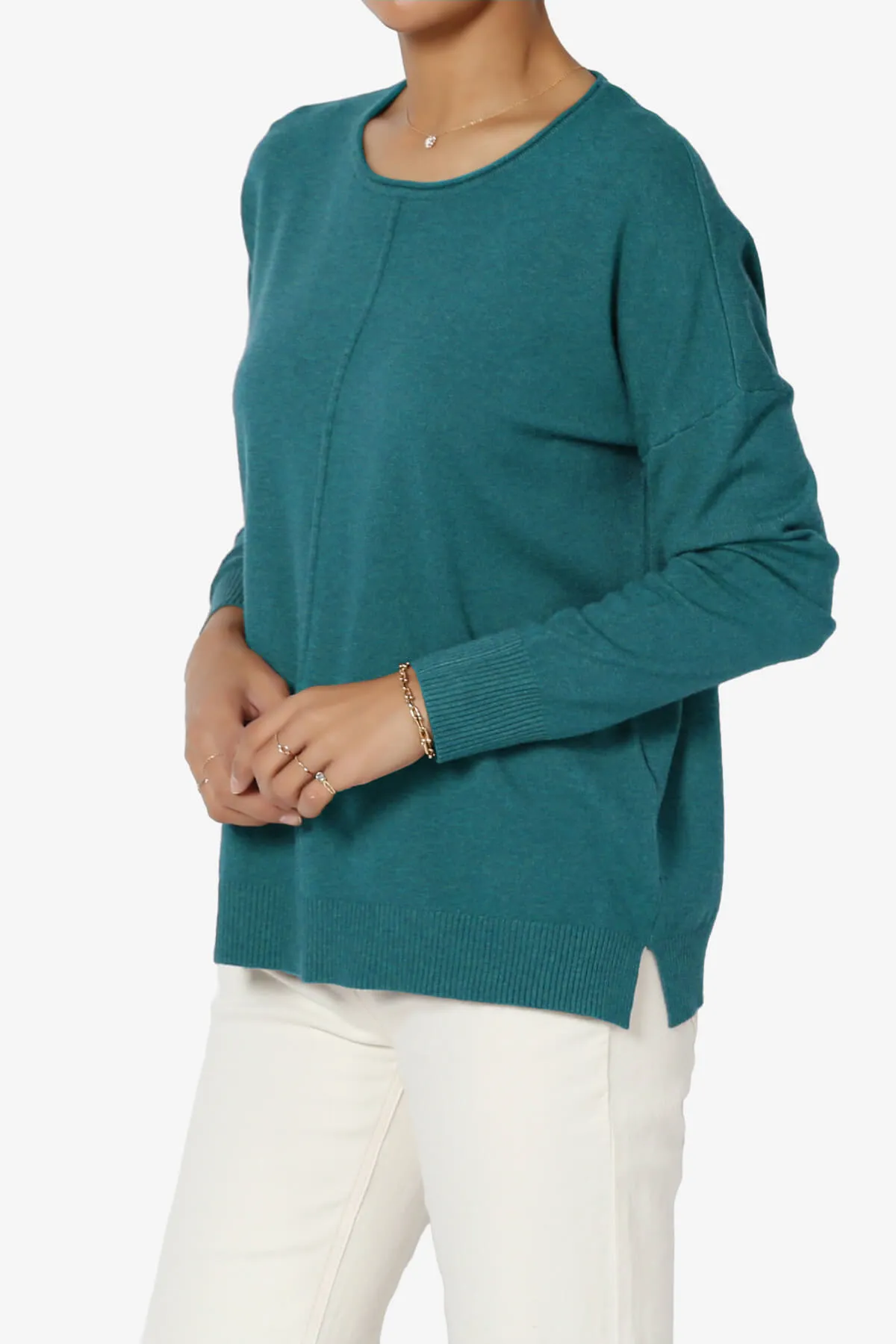 Carolina Long Sleeve Relaxed Fit Knit Top