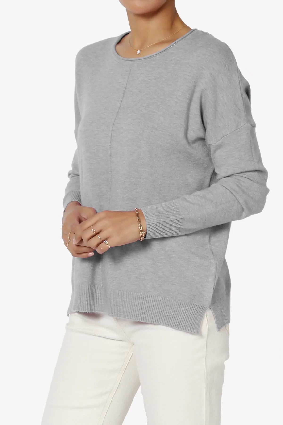 Carolina Long Sleeve Relaxed Fit Knit Top