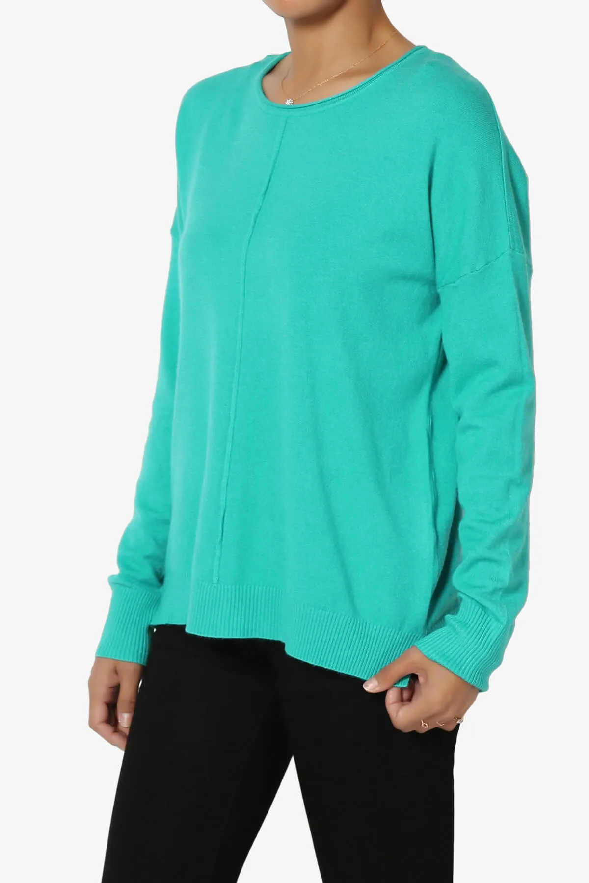 Carolina Long Sleeve Relaxed Fit Knit Top