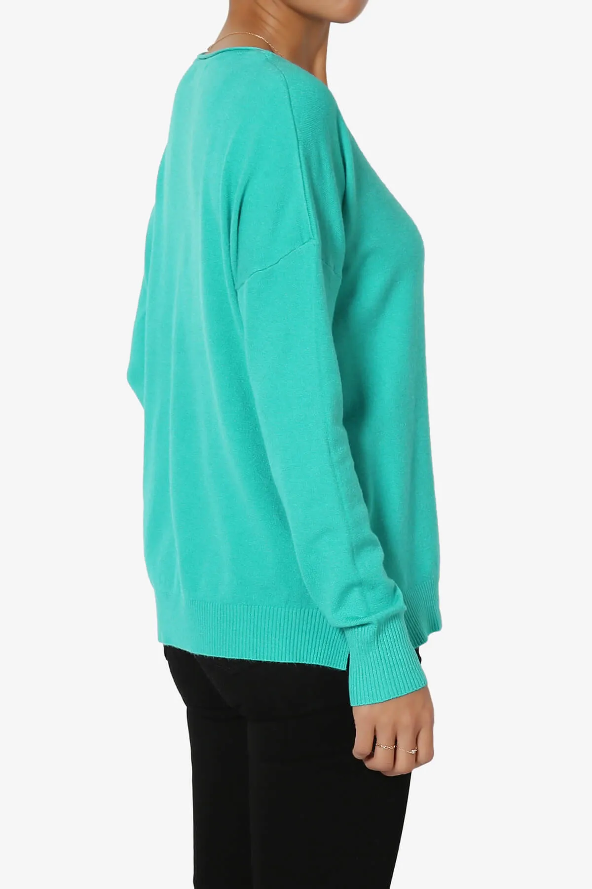 Carolina Long Sleeve Relaxed Fit Knit Top