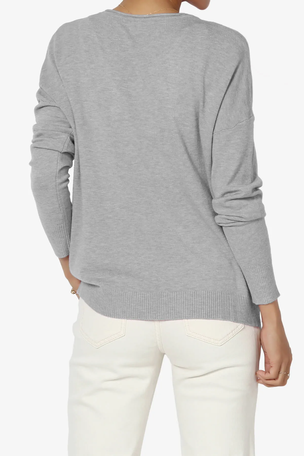 Carolina Long Sleeve Relaxed Fit Knit Top