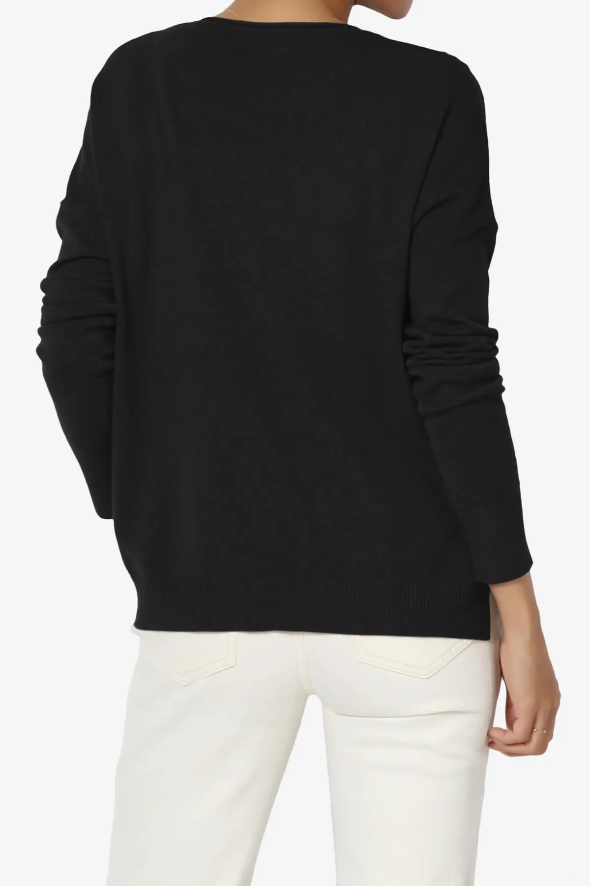 Carolina Long Sleeve Relaxed Fit Knit Top