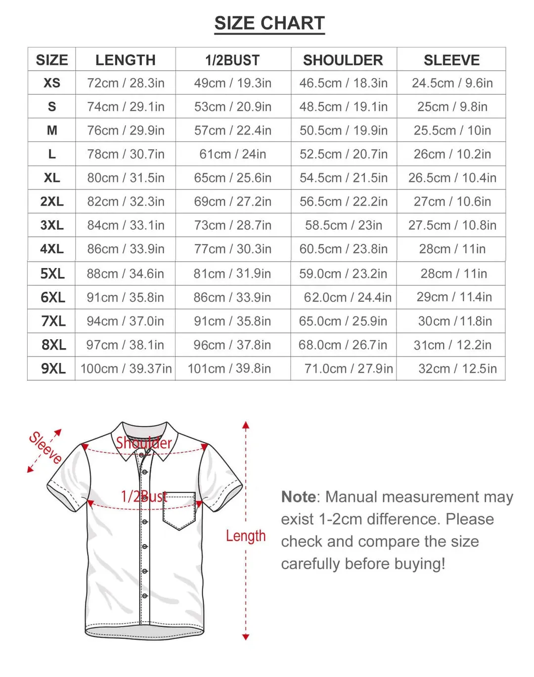Christmas Funny Santa Riding Button Pocket Casual Short Sleeve Shirt