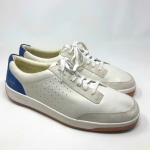 Clarks Men’s Active Air White and Blue Leather Sneakers Size 13