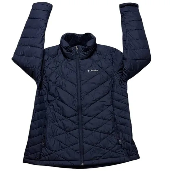 Columbia Zip-up Without Hood  Powder Lite II Casual Jacket Size XL in Dark Navy